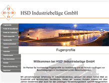 Tablet Screenshot of hsd-profile.de